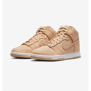 Nike Women’s Dunk High “VACHETTA” tan Sneakers, 6.5